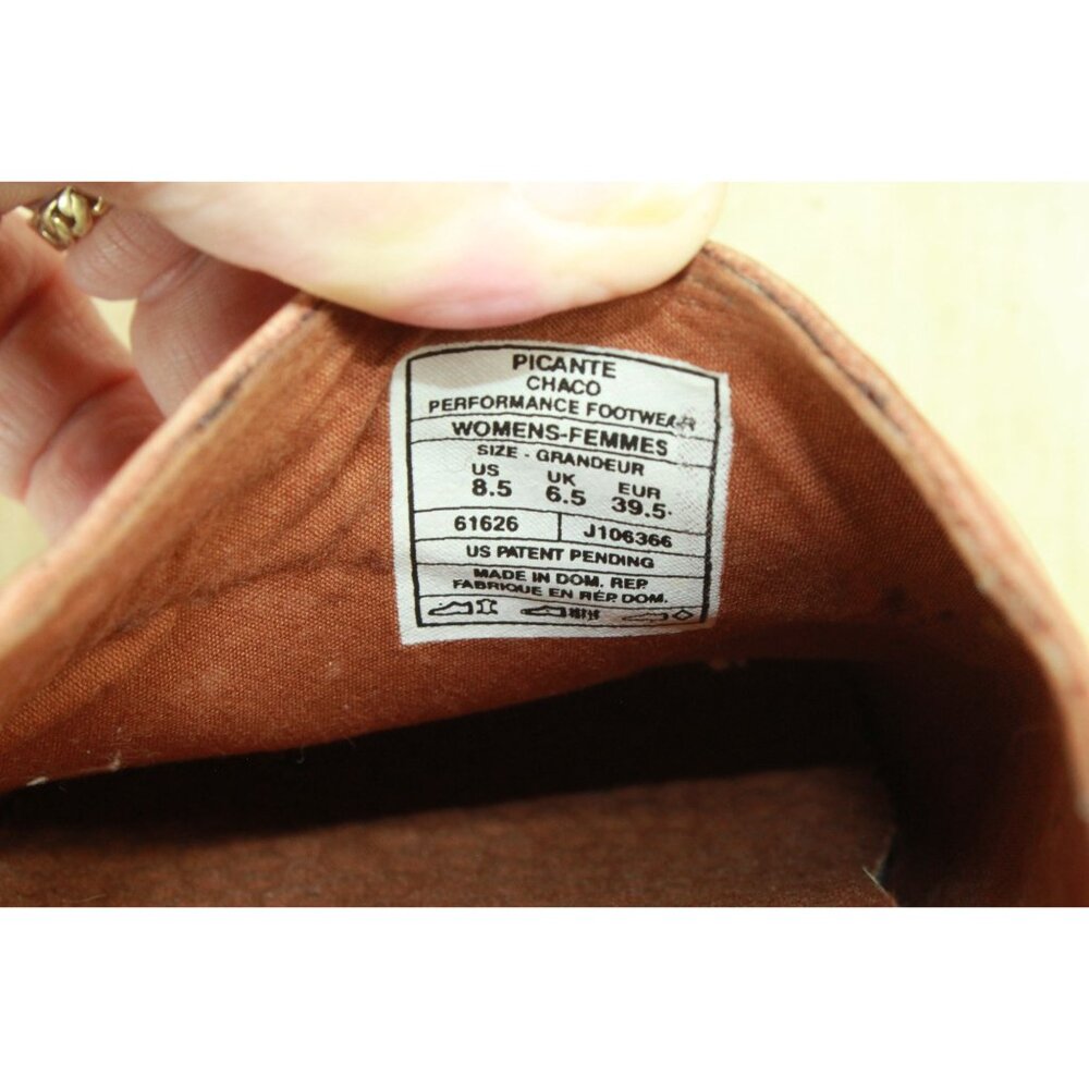 Chaco Harpers Picante Slide Mules Clog Brown Leather Size 8.5 - Picture 9 of 10